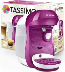 Bosch TASSIMO HAPPY Wild Purple +20 € Gutschein 1400 Watt 0,7 Liter Wassertank -Kaffeegenuss Verkaufsgeschäft a374b651e40e540adf9056af6e451fef