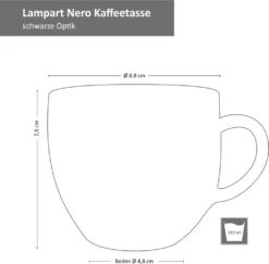 18-tlg. Kaffee-Service Lampart Nero 6 Personen I Tasse + Untertasse + Teller 13 18-tlg. Kaffee-Service Lampart Nero 6 Personen I Tasse + Untertasse + Teller -Kaffeegenuss Verkaufsgeschäft a4d30b4f70bfa527f0faad607959f77d