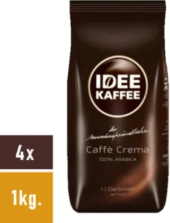 Idee Kaffee - Caffè Crema Bohnen - 4x 1kg -Kaffeegenuss Verkaufsgeschäft a5b2c5ca5c2e3059b0629ee9bd55ea2e