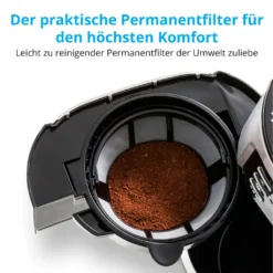MEDION Kaffeemaschine Mit Mahlwerk Und Thermoskanne (Timer, 1 Liter, 900 Watt, Kaffeebohnenmahlwerk, 8 Mahlstufen, LED Display, Tropf Stopp, Isolierkanne, MD19777) 11 MEDION Kaffeemaschine Mit Mahlwerk Und Thermoskanne (Timer, 1 Liter, 900 Watt, Kaffeebohnenmahlwerk, 8 Mahlstufen, LED Display, Tropf Stopp, Isolierkanne, MD19777) -Kaffeegenuss Verkaufsgeschäft a5ef48f28da94e6e412aa98c186f769c