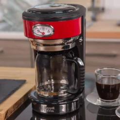 Russell Hobbs 21700-56 Retro Ribbon Red Kaffeemaschine -Kaffeegenuss Verkaufsgeschäft a614dc52c87f05b11a8cf34c6d383348