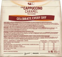 SENSEO Pads Typ Cappuccino + Typ Cappuccino Caramel Je 40 Getränke, 80 Portionen 6 SENSEO Pads Typ Cappuccino + Typ Cappuccino Caramel Je 40 Getränke, 80 Portionen -Kaffeegenuss Verkaufsgeschäft a620af4444cd25bb47fbb5b1112f205e