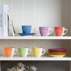 Kaffeeservice Steinzeug, Vancasso BONITA 12 Teiliges Kaffeeset, Cappuccino Tassenset Für 6 Personen, Tassen Und Untertassen -Kaffeegenuss Verkaufsgeschäft a72657c6e562808f7843be7068f0746a