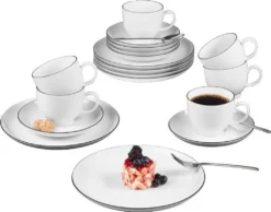 Seltmann Weiden Kaffeeservice Lido Schwarz Mit Farbrand Zeitlos -Kaffeegenuss Verkaufsgeschäft a956a41d3eab75e4abf7652e5ca55c46