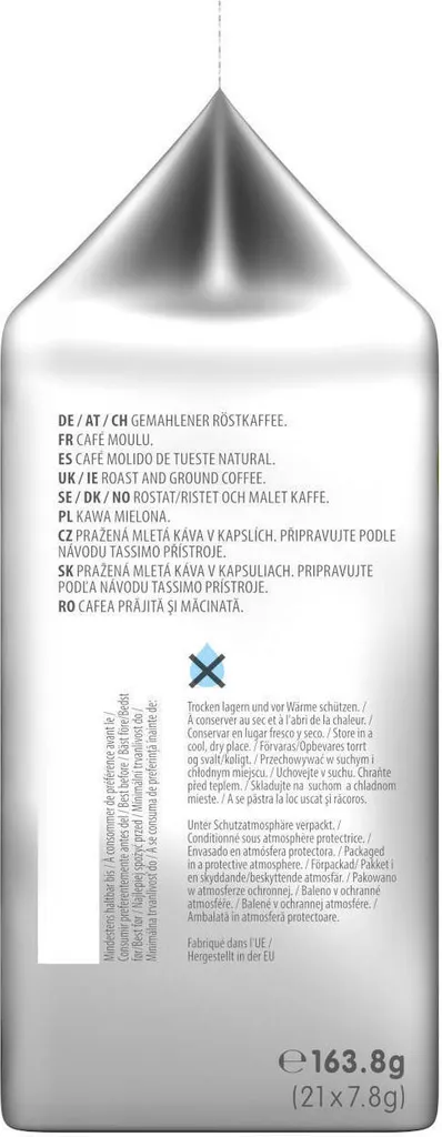 TASSIMO Kapseln Morning Café Filter XL T Discs 1 Packung - 21 Getränke Kaffeekapseln 1 TASSIMO Kapseln Morning Café Filter XL T Discs 1 Packung - 21 Getränke Kaffeekapseln