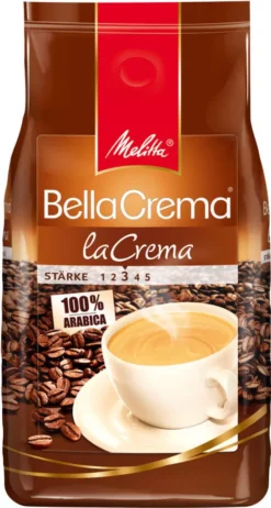 Melitta Kaffee BellaCrema LaCrema Ganze Bohne, Mittelstarke Kaffeebohnen, 8er Pack, 8 X 1000g -Kaffeegenuss Verkaufsgeschäft ad1ae02e48100ca81268a2b5b915c810