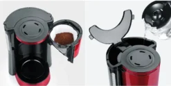 SEVERIN Kaffeemaschine KA 4817 TYPE 1.000 W Rot / Schwarz -Kaffeegenuss Verkaufsgeschäft ad9578d8376dff7741e011df319fc89a