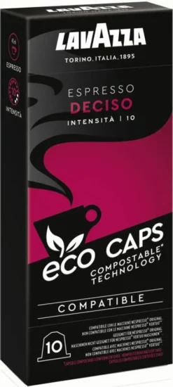 Lavazza Espresso Deciso 10 Kapseln -Kaffeegenuss Verkaufsgeschäft ae5c3ece2ec1628d0269e4a1c681f772