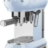 SMEG Espresso Kaffeemaschine Pastell Blau ECF01PBE