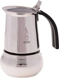 Bialetti Kitty 0,23 L Schwarz, Edelstahl - Italienische Kaffeemaschinen (0,23 L, Schwarz, Edelstahl, 4 Tassen, Edelstahl, Kitty, 1 Stück(e)) -Kaffeegenuss Verkaufsgeschäft b021af03c220061e53cd00b696c21009