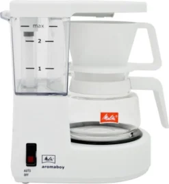 MELITTA Kaffeeautomat Aromaboy 1015-01 1-2Tassen 650Watt Weiß -Kaffeegenuss Verkaufsgeschäft b0f5576501407b98d018ffb34610cc0d