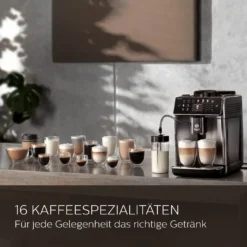 Philips Saeco SM6585/00 GranAroma Kaf­fee­voll­au­to­mat Mit Farbigem Display Edelstahl -Kaffeegenuss Verkaufsgeschäft b1b37837ea51efeb373083e234f88f65