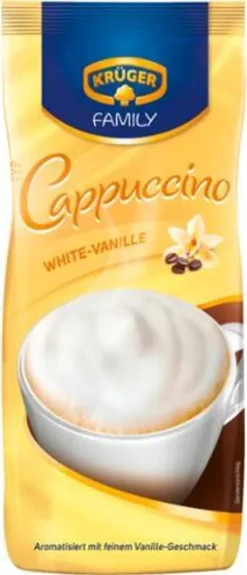 Krüger Family Cappuccino White | 500-g-Beutel -Kaffeegenuss Verkaufsgeschäft b2a1065052379eb4ab9710be9997e2df