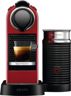 Krups XN7615.19 Nespresso Citiz & Milk Kaffeekapselmaschine (1260 Watt, Wassertankkapazität: 1l, Pumpendruck: 19 Bar) Rot 13 Krups XN7615.19 Nespresso Citiz & Milk Kaffeekapselmaschine (1260 Watt, Wassertankkapazität: 1l, Pumpendruck: 19 Bar) Rot -Kaffeegenuss Verkaufsgeschäft b3c45f7a655101fc5d49d11f5bf0aafb