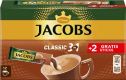 JACOBS Löskaffee 3in1 Classic Löslicher Kaffee 12 X 10+2 Sticks Instantkaffee 8 JACOBS Löskaffee 3in1 Classic Löslicher Kaffee 12 X 10+2 Sticks Instantkaffee -Kaffeegenuss Verkaufsgeschäft b3f7a1034889cbb2f92e5f63677387c8
