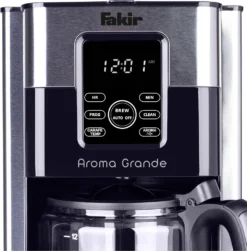 FAKIR Kaffeemaschine Aroma Grande LED Display 1,8 Liter Dauerfilter Timer Warmhaltefunktion -Kaffeegenuss Verkaufsgeschäft b42c63ae85713df0f6a524b7fe88da3d