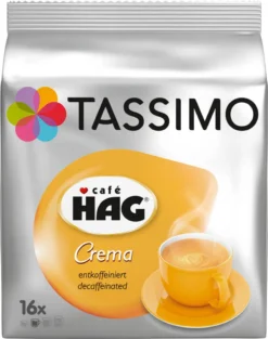 Tassimo Café Hag Crema Entkoffeiniert | 16 T Discs, Kaffeekapseln 9 Tassimo Café Hag Crema Entkoffeiniert | 16 T Discs, Kaffeekapseln -Kaffeegenuss Verkaufsgeschäft b445a2e0a770919dfbc408b7ab3bacc2