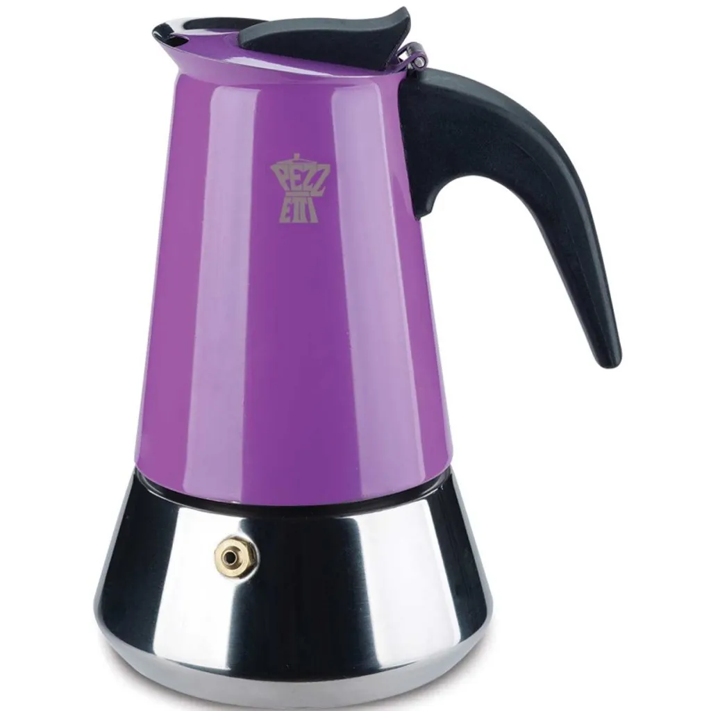 Espressokocher EDELSTAHL Induktion Espresso Espressokanne Violett Für 4 Tassen 1 Espressokocher EDELSTAHL Induktion Espresso Espressokanne Violett Für 4 Tassen