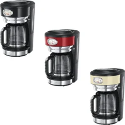 Russell Hobbs 21700-56 Retro Ribbon Red Kaffeemaschine -Kaffeegenuss Verkaufsgeschäft b5d1d591620ca69f1bdee02abba0f21d