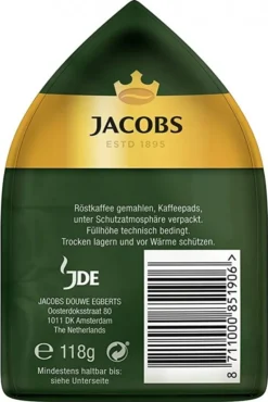 Jacobs Crema Pads | 18 Senseo Kompatible Kaffeepads 118 G -Kaffeegenuss Verkaufsgeschäft b60fa16285ad7995d36164247f2c8c63