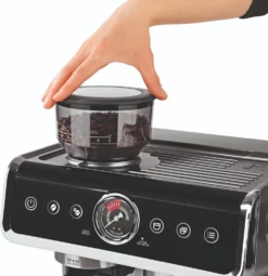 BEEM ESPRESSO-GRIND-PROFESSION Espresso-Siebträgermaschine Mit Mahlwerk - 15 Bar Espressomaschine Siebträger Maschine Barista Kaffee Mahlwerk Milchaufschäumer -Kaffeegenuss Verkaufsgeschäft b87b103d6ab17b3412cf69e2a0a40266