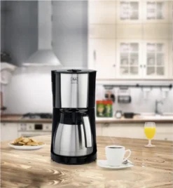 MELITTA Kaffeeautomat 1017-08 10Tassen Thermokanne 1000Watt Schwarz -Kaffeegenuss Verkaufsgeschäft bcbad3757c8991b2601978283b69e326