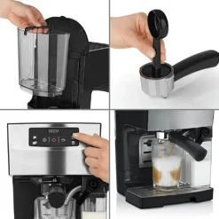 Espressomaschine Siebträger Maschine Barista Edelstahl Milchschaumdüse 20 Bar -Kaffeegenuss Verkaufsgeschäft bd089db8e2e968e11236be579f0b607f