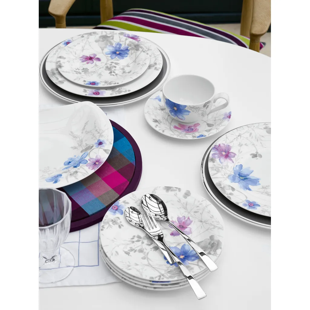 Villeroy & Boch Mariefleur Gris Basic Kaffee Set Für Bis Zu 6 Personen 18 Teilig 1 Villeroy & Boch Mariefleur Gris Basic Kaffee Set Für Bis Zu 6 Personen 18 Teilig