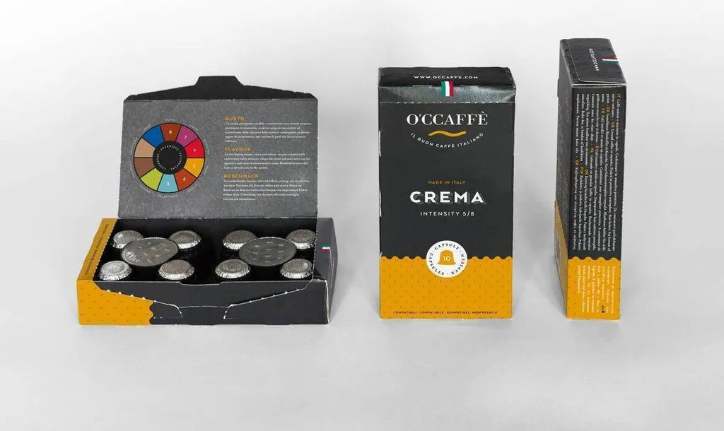 O'CCAFFÈ Crema | 10 Nespresso® Komp. Kapseln 1 O'CCAFFÈ Crema | 10 Nespresso® Komp. Kapseln