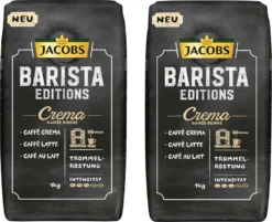 JACOBS Kaffeebohnen Barista Editions Crema 2 X 1 Kg Ganze Bohne + 1 Aluminium Dose Im Barista Design 9 JACOBS Kaffeebohnen Barista Editions Crema 2 X 1 Kg Ganze Bohne + 1 Aluminium Dose Im Barista Design -Kaffeegenuss Verkaufsgeschäft befc82f0495111b85bfdf4562f04b967