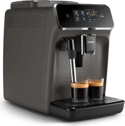 Philips Kaffeevollautomat 2200 Series, 2 Kaffeespezialitäten, Milchaufschäumer, Intuitives Touchdisplay, Grau (EP2224/10) -Kaffeegenuss Verkaufsgeschäft bffeec763ba3927be5b4e7b47e84dd9f