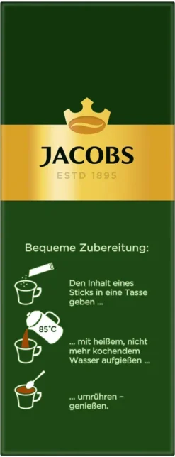 JACOBS Krönung Löslicher Kaffee 8 X 20 Getränke Sticks Instantkaffee 14 JACOBS Krönung Löslicher Kaffee 8 X 20 Getränke Sticks Instantkaffee -Kaffeegenuss Verkaufsgeschäft c0157d8986daf06ad60a7a77c9f2cfa3