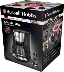 Russell Hobbs Kaffeemaschine Adventure Silbern 1100 W 1,25 L -Kaffeegenuss Verkaufsgeschäft c042f91949d39298f6e56aa0391e8663