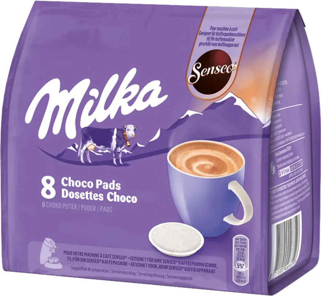 SENSEO Pads Milka Senseopads 80 Getränke Kakaogetränk Kakao-Pads Schoko Softpads 2 SENSEO Pads Milka Senseopads 80 Getränke Kakaogetränk Kakao-Pads Schoko Softpads – Bild 2
