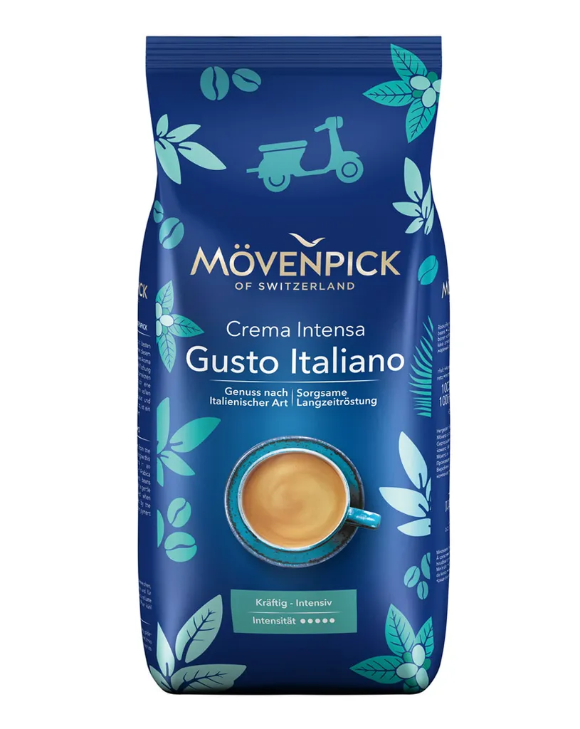 Mövenpick Caffè Crema Gusto Italiano Intenso | Ganze Bohne | 1000g 2 Mövenpick Caffè Crema Gusto Italiano Intenso | Ganze Bohne | 1000g – Bild 2