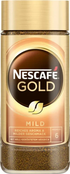 Nescafé® Nescafé Gold Mild | Löslicher Kaffee | 200g-Glas -Kaffeegenuss Verkaufsgeschäft c56341fd29981aa6a1389b5c2ac8889d
