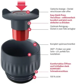 Krups Nescafé Dolce Gusto Kaffeekapselmaschine MiniMe KP123B 15bar 1500W + 1 X Emsa Travel Mug Koralle Hot & Cold Funktion 22 Krups Nescafé Dolce Gusto Kaffeekapselmaschine MiniMe KP123B 15bar 1500W + 1 X Emsa Travel Mug Koralle Hot & Cold Funktion -Kaffeegenuss Verkaufsgeschäft c5d76bc015b9c1286997847cbcfc88b1