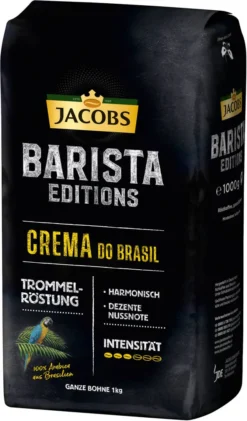 JACOBS Kaffeebohnen Barista Editions Crema Do Brasil 4 X 1 Kg Geröstete Bohnen -Kaffeegenuss Verkaufsgeschäft c601599fb9864d24b1d7f23a671afd99
