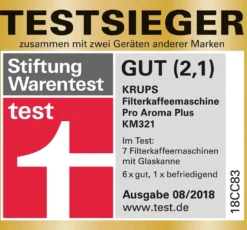 Krups Kaffeemaschine KM321 ProAroma + Emsa Isolierkanne Samba -Kaffeegenuss Verkaufsgeschäft c61255cb281513932e18823aaea2ff91