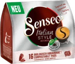 SENSEO Pads Italian Style Senseopads UTZ 80 Getränke Kaffeepads -Kaffeegenuss Verkaufsgeschäft c6b109c25f5dbd91d92bacf28c3d0aa3