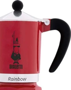 Bialetti Rainbow, Italienische Espresso-Kaffeemaschine, Aluminium, 3 Tassen, Rot 27 Bialetti Rainbow, Italienische Espresso-Kaffeemaschine, Aluminium, 3 Tassen, Rot -Kaffeegenuss Verkaufsgeschäft c77f7463906e9896d757b07735f9f2ab