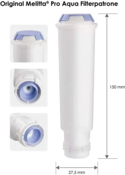 3x Melitta 224562 Filterpatrone Für Kaffeevollautomaten Pro Aqua Vorbeugung Von Verkalkung, Einfache Anwendung, 3 Patronen 12 3x Melitta 224562 Filterpatrone Für Kaffeevollautomaten Pro Aqua Vorbeugung Von Verkalkung, Einfache Anwendung, 3 Patronen -Kaffeegenuss Verkaufsgeschäft c7ad72b10c686963a77a4e65afd8aa7c