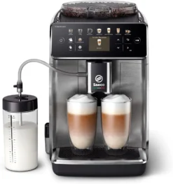 Philips Saeco SM6585/00 GranAroma Kaffeevollautomat Mit Farbigem Display Edelstahl