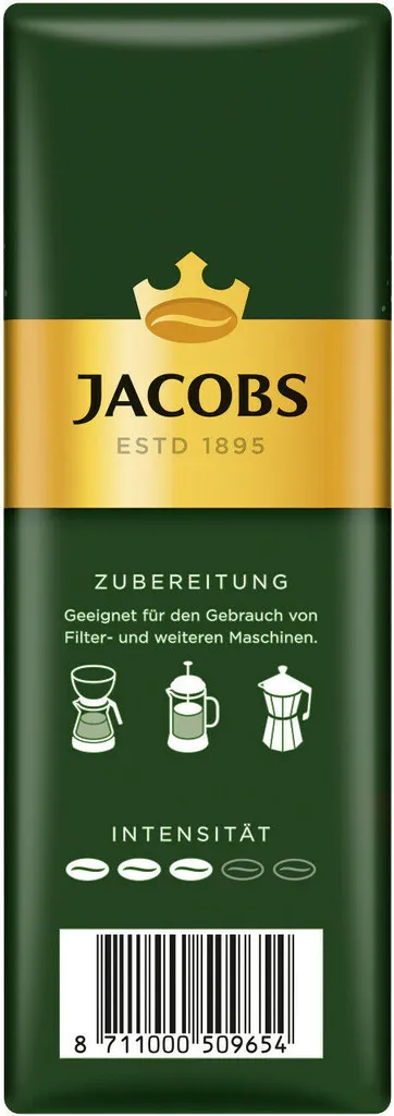 JACOBS Filterkaffee Krönung Entkoffeiniert 6 X 500 G Pulver- Röstkaffee Gemahlen 4 JACOBS Filterkaffee Krönung Entkoffeiniert 6 X 500 G Pulver- Röstkaffee Gemahlen – Bild 4