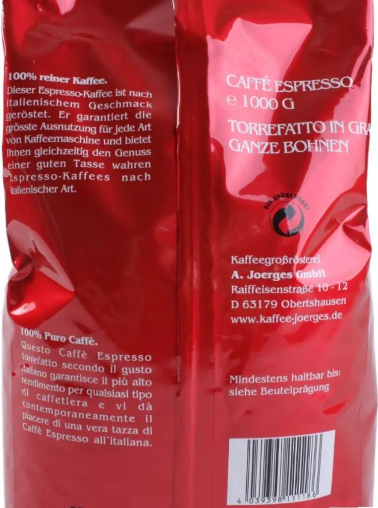 GORILLA Superbar Crema Kaffeebohnen 1 Kg 4 GORILLA Superbar Crema Kaffeebohnen 1 Kg – Bild 4