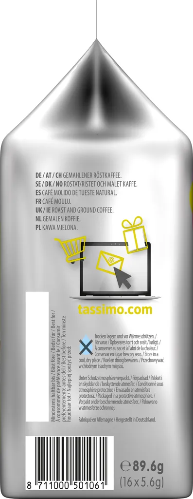 Tassimo Jacobs Caffè Crema Mild | 16 T Discs, Kaffeekapseln 3 Tassimo Jacobs Caffè Crema Mild | 16 T Discs, Kaffeekapseln – Bild 3