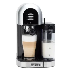BOB HOME Kaffeecenter LATTESSA | Espressomaschine Mit Integriertem Milchaufschäumer | Kaffeespeziealitäten Auf Knopfdruck -Kaffeegenuss Verkaufsgeschäft cd2b2ed705369f035b184832b7aa877e