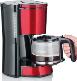SEVERIN Kaffeemaschine KA 4817 TYPE 1.000 W Rot / Schwarz -Kaffeegenuss Verkaufsgeschäft ce2495f7f39c52e3f9f0876504db6a29