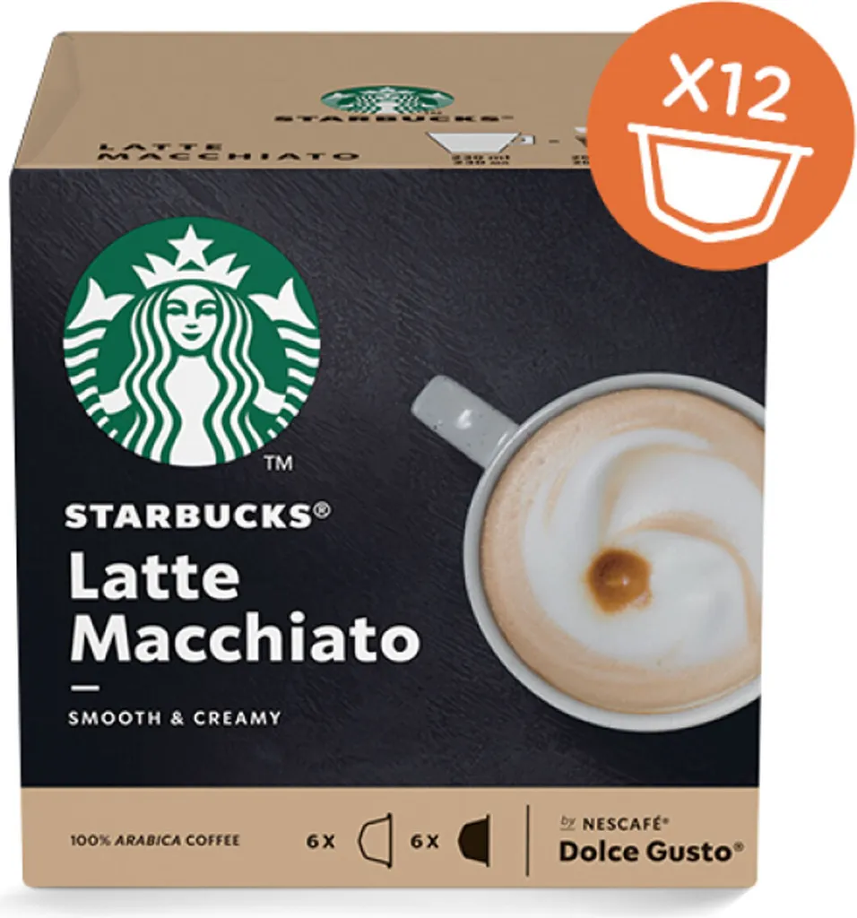Nestlé® Starbucks By Nescafe Dolce Gusto 12 Kapseln Latte Macchiato Smooth Creamy 2 Nestlé® Starbucks By Nescafe Dolce Gusto 12 Kapseln Latte Macchiato Smooth Creamy – Bild 2