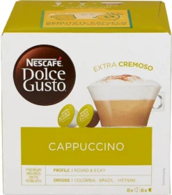 Nescafé® Nescafé Dolce Gusto Cappuccino | 8 Kaffeekapseln -Kaffeegenuss Verkaufsgeschäft cf540e9daf8cfd4de0863091c5bf9cf0